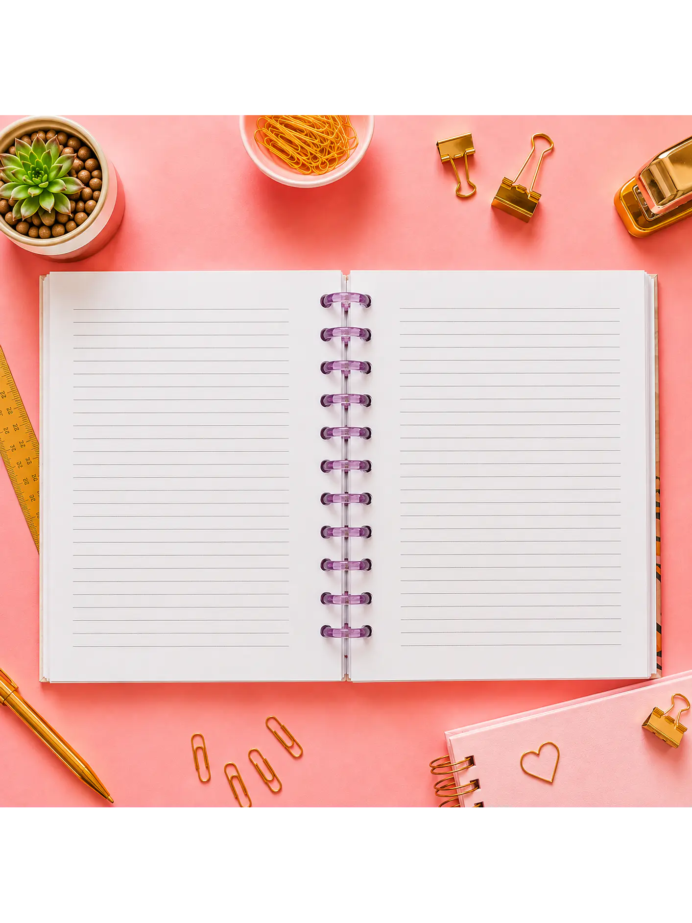 Cuaderno Estelar rosado 4