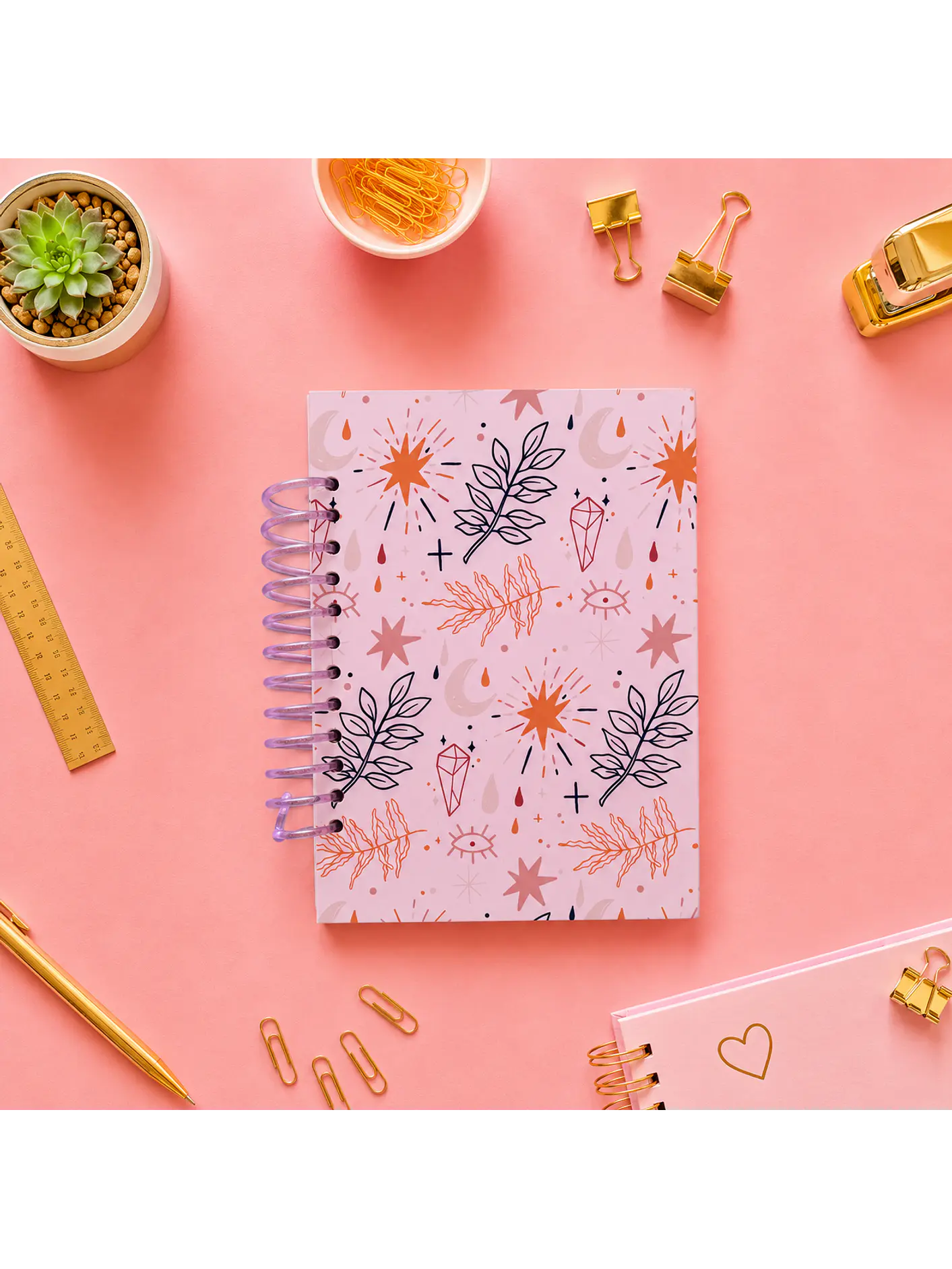 Cuaderno Estelar rosado 1