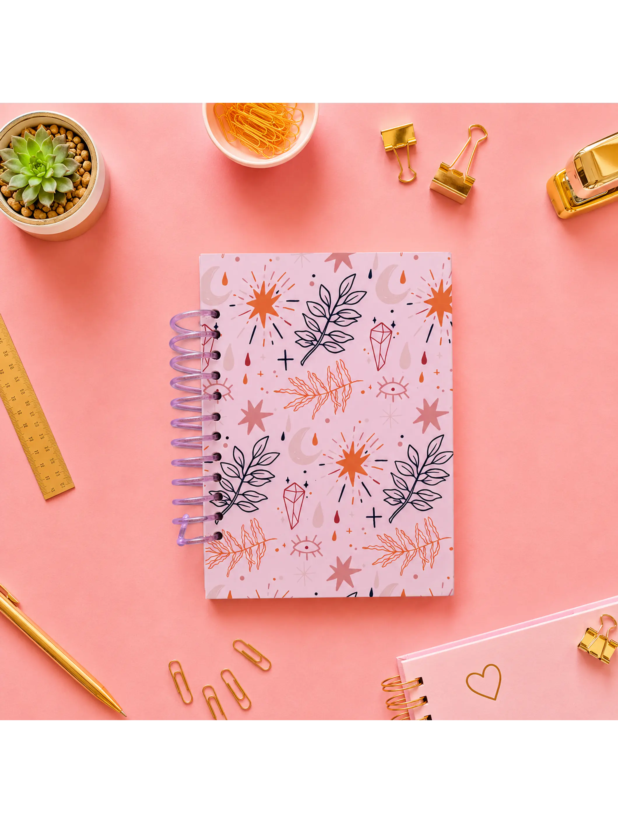 Cuaderno Estelar rosado 1