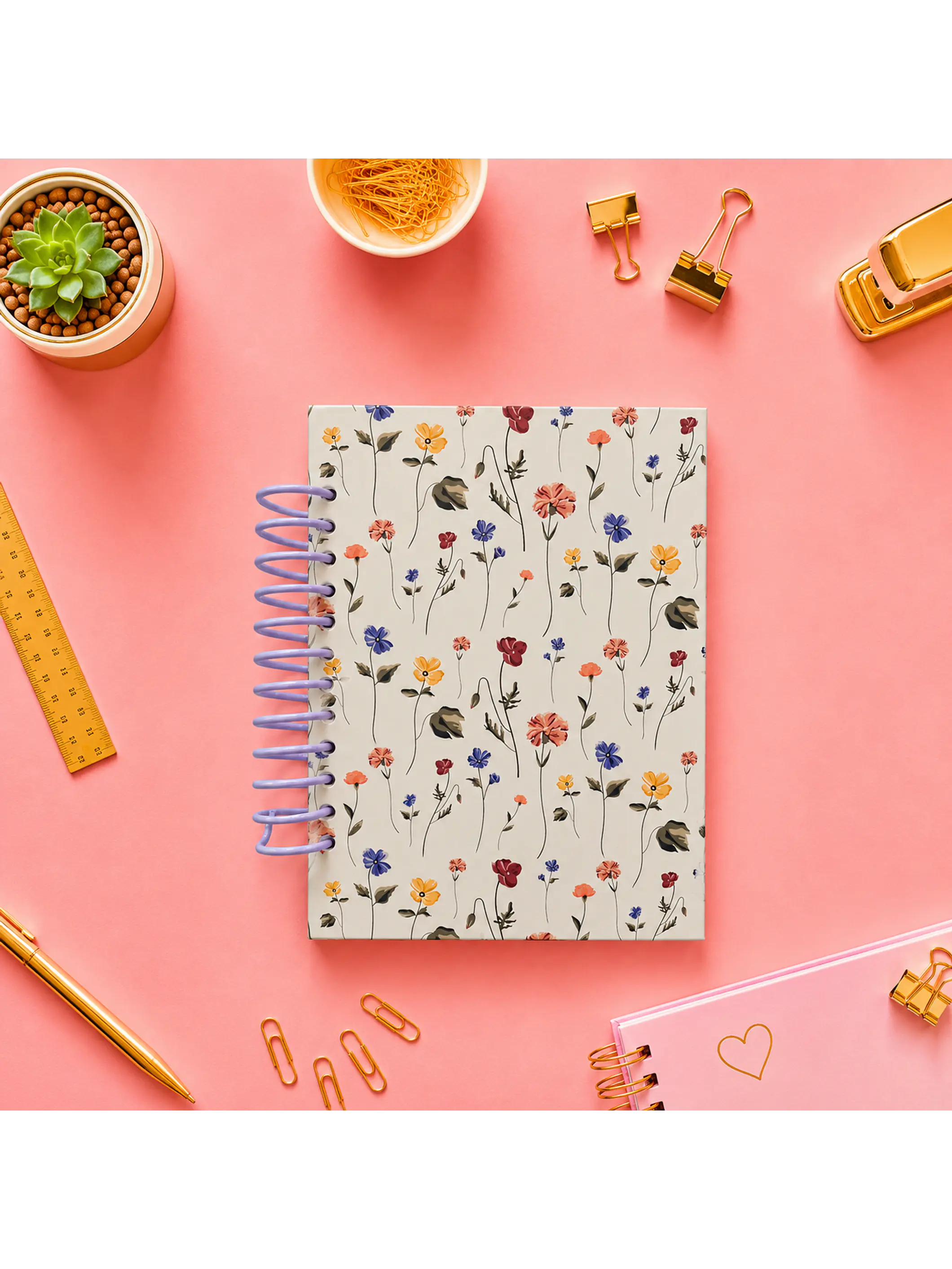 Cuaderno Flores vintage 1
