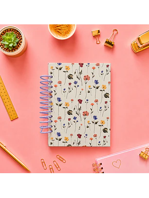 Cuaderno Flores vintage