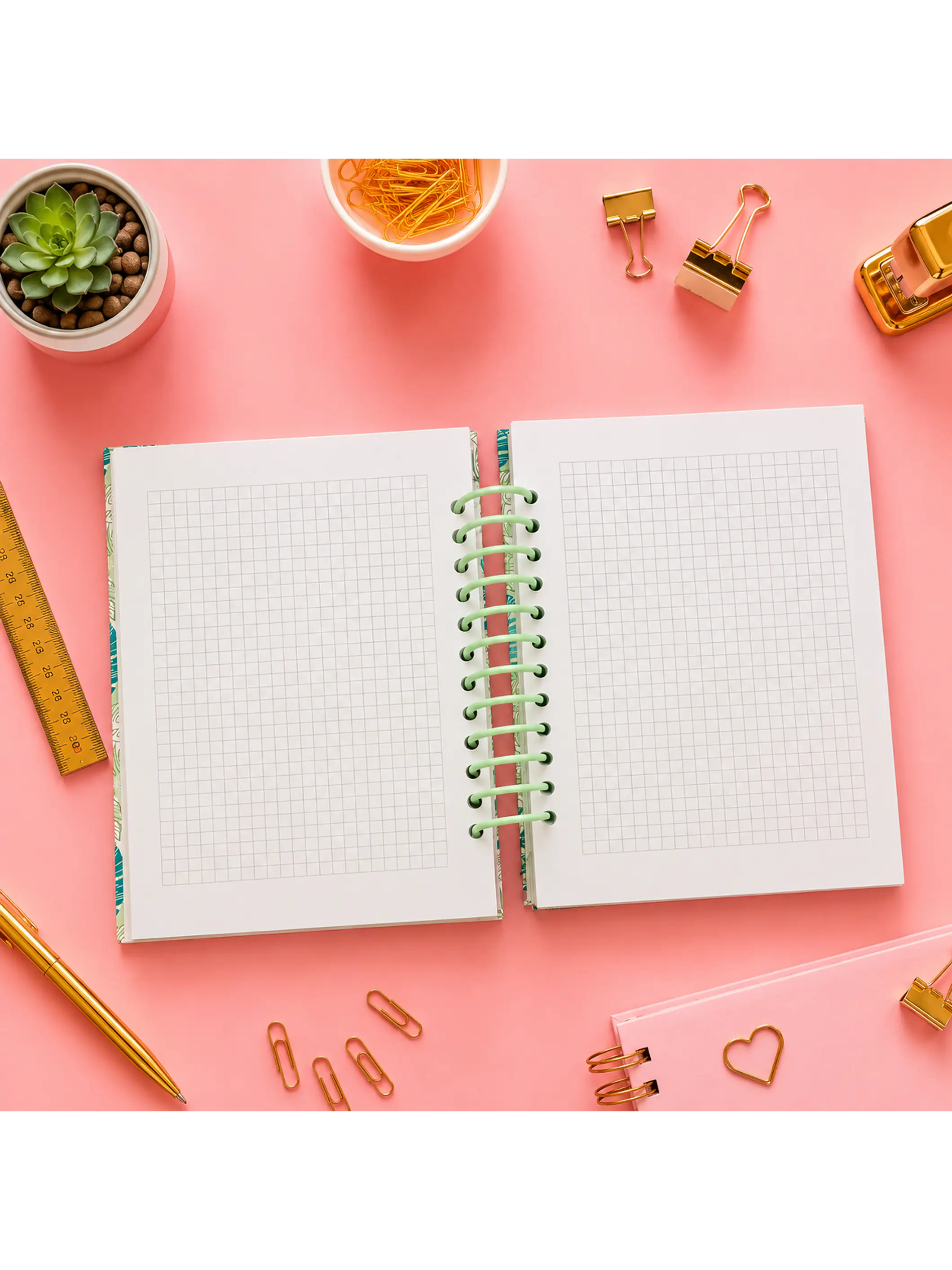 Cuaderno Monstera Rosa 4