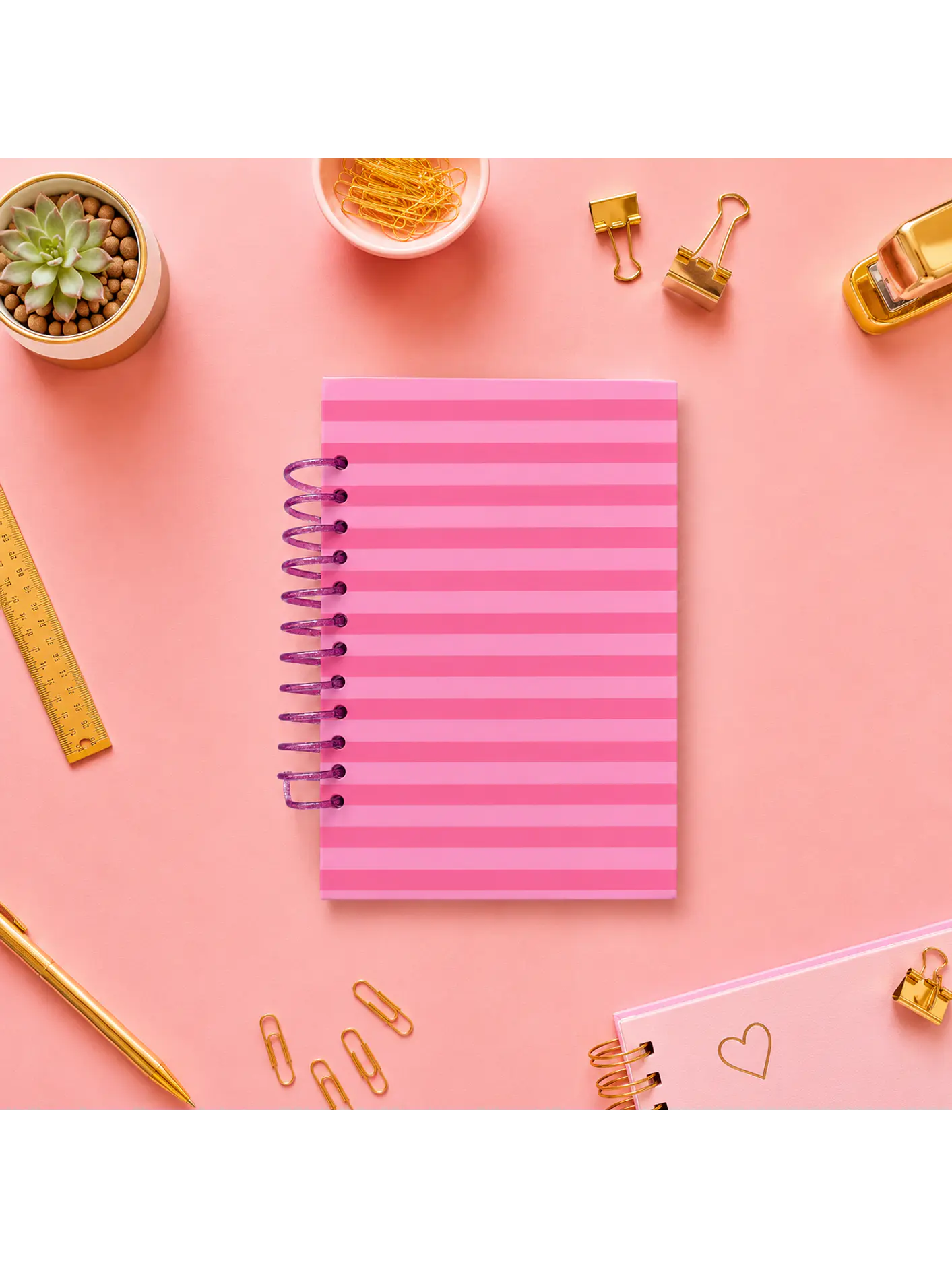 Cuaderno Líneas Rosadas 1