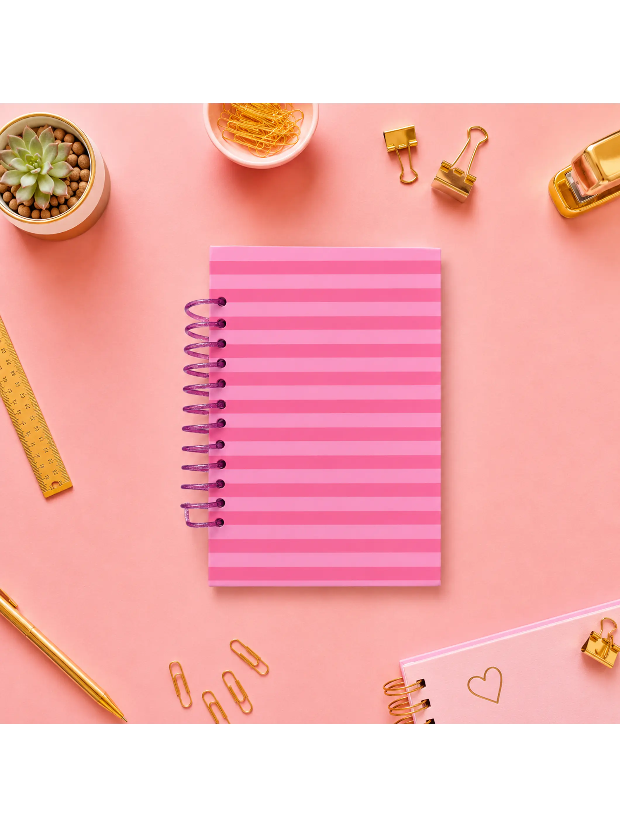 Cuaderno Líneas Rosadas 1