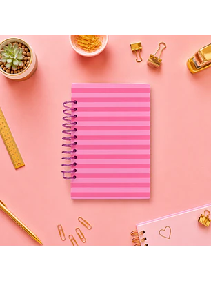 Cuaderno Líneas Rosadas