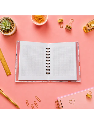 Cuaderno mini cuadriculado  100 hojas