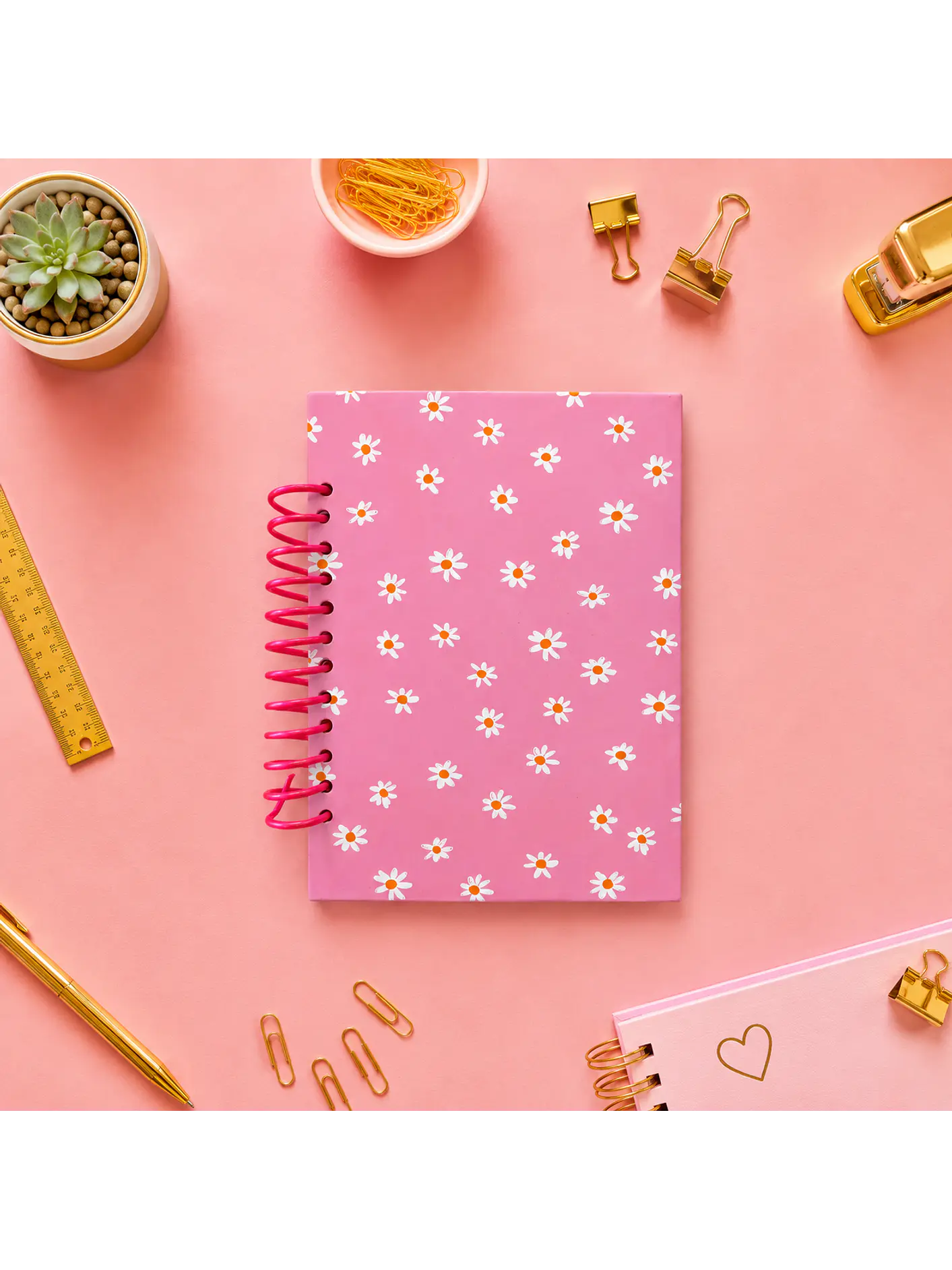 Cuaderno Margaritas Rosa 1