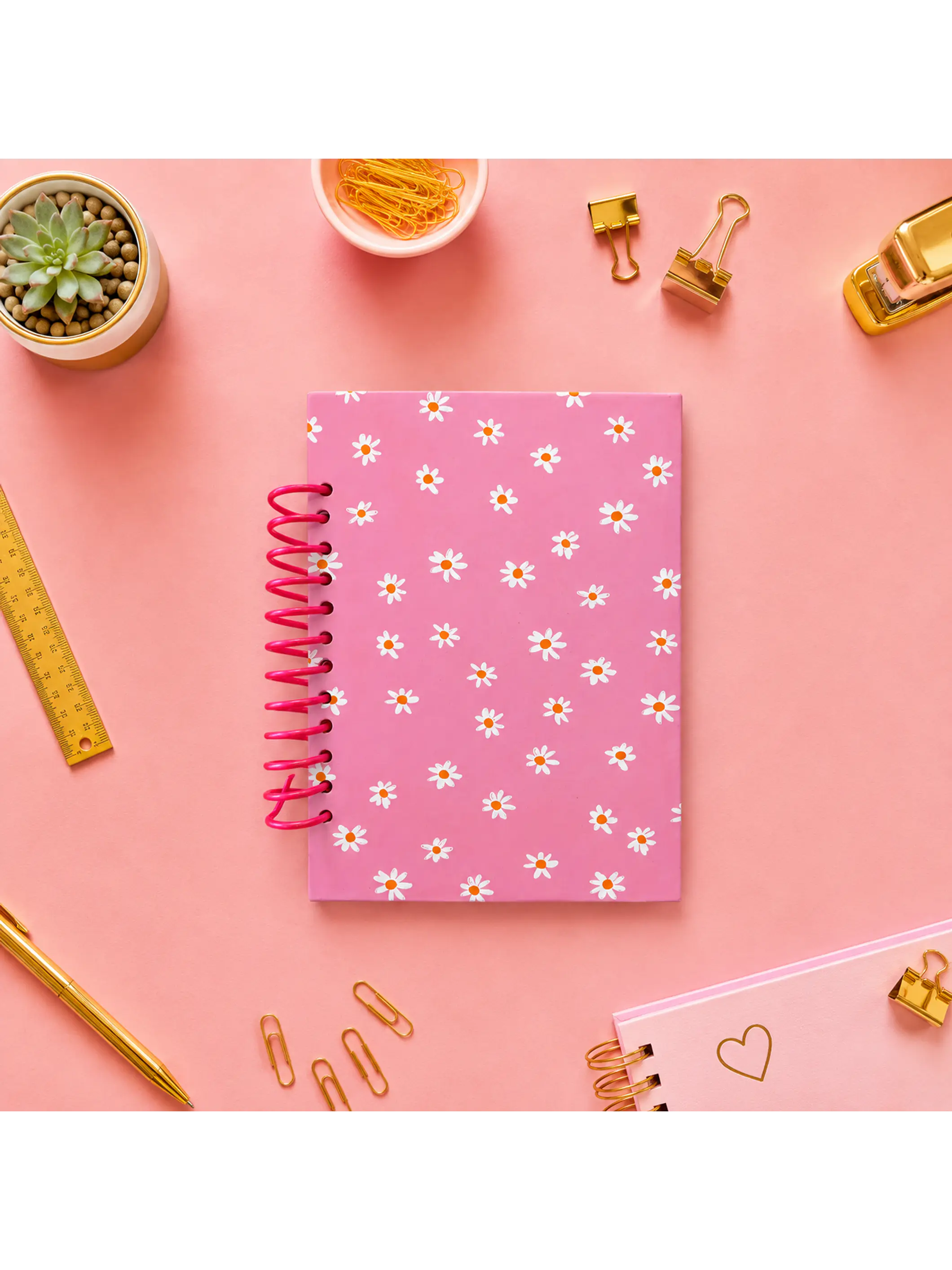 Cuaderno Margaritas Rosa 1