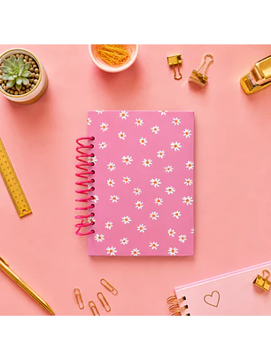 Cuaderno Margaritas Rosa