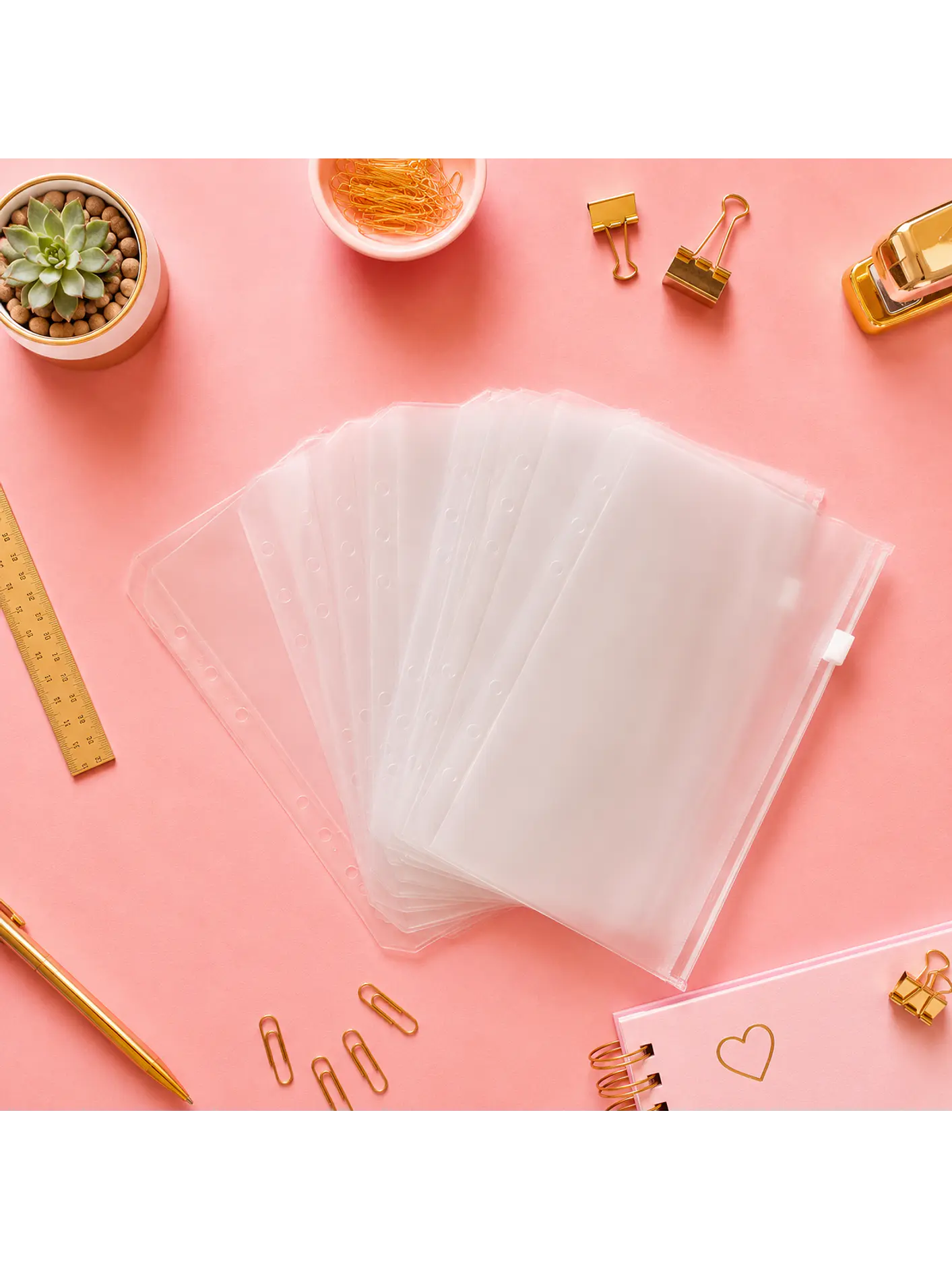 Budget binder organizador de gastos Lila 4