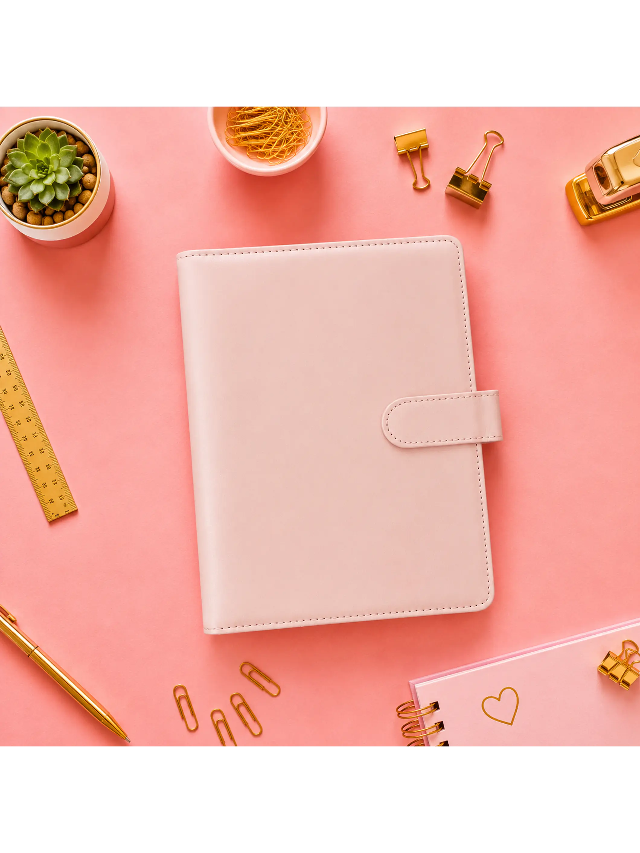 Kit Inicio Journal / Binder Rosa  1