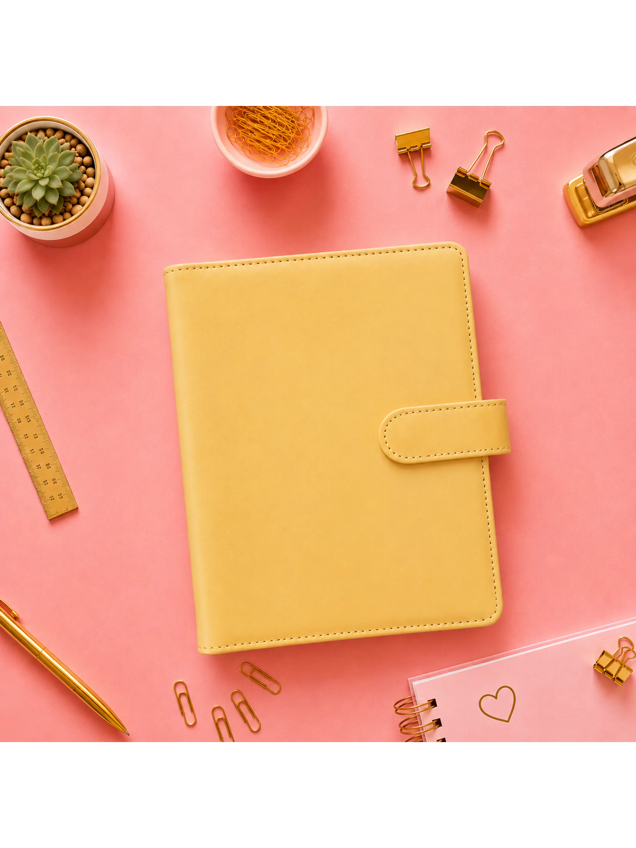 Kit Inicio Journal / Binder amarillo 1