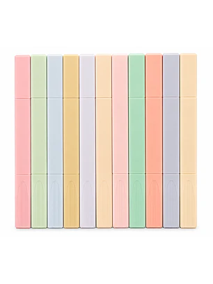 Set 12 Resaltadores tonos pastel 