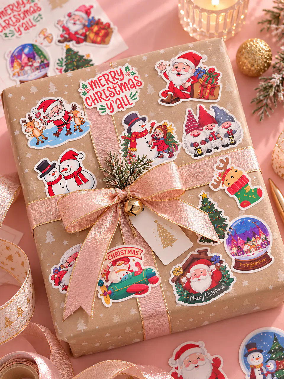 50 Pegatinas Navidad  3
