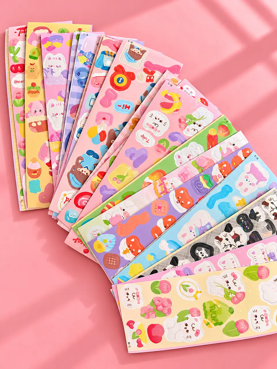 100 láminas de stickers kawaii  1