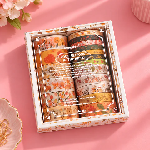 Washi tape 18 rollos Autum season 