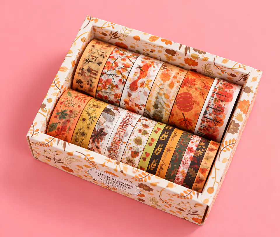 Washi tape 18 rollos Autum season  2