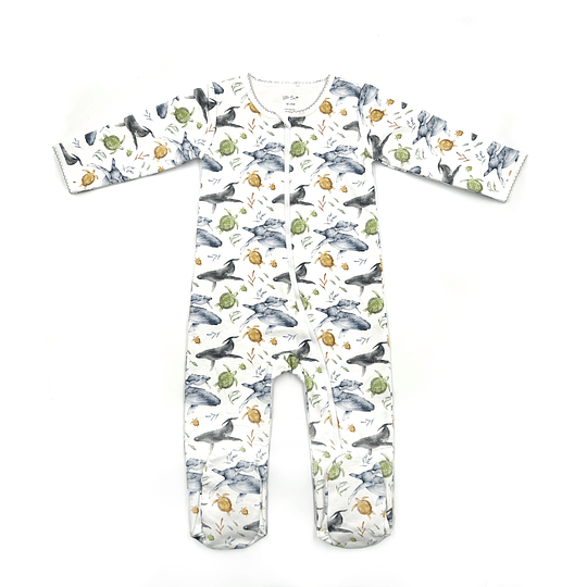 PIJAMA BABY FRANELA TURTLES  - Image 1