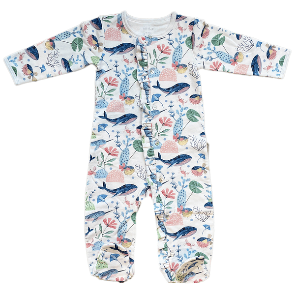 PIJAMA BABY FRANELA AQUARIUM