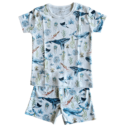 PIJAMA CORTO WHALES