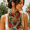 Pañuelo corazones y cactus