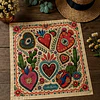 Pañuelo corazones y cactus