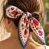 Pañuelo bohemio pájaros y flores