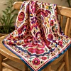Pañuelo bohemio pájaros y flores