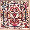Pañuelo bohemio pájaros y flores