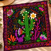 Pañuelo cactus y flores