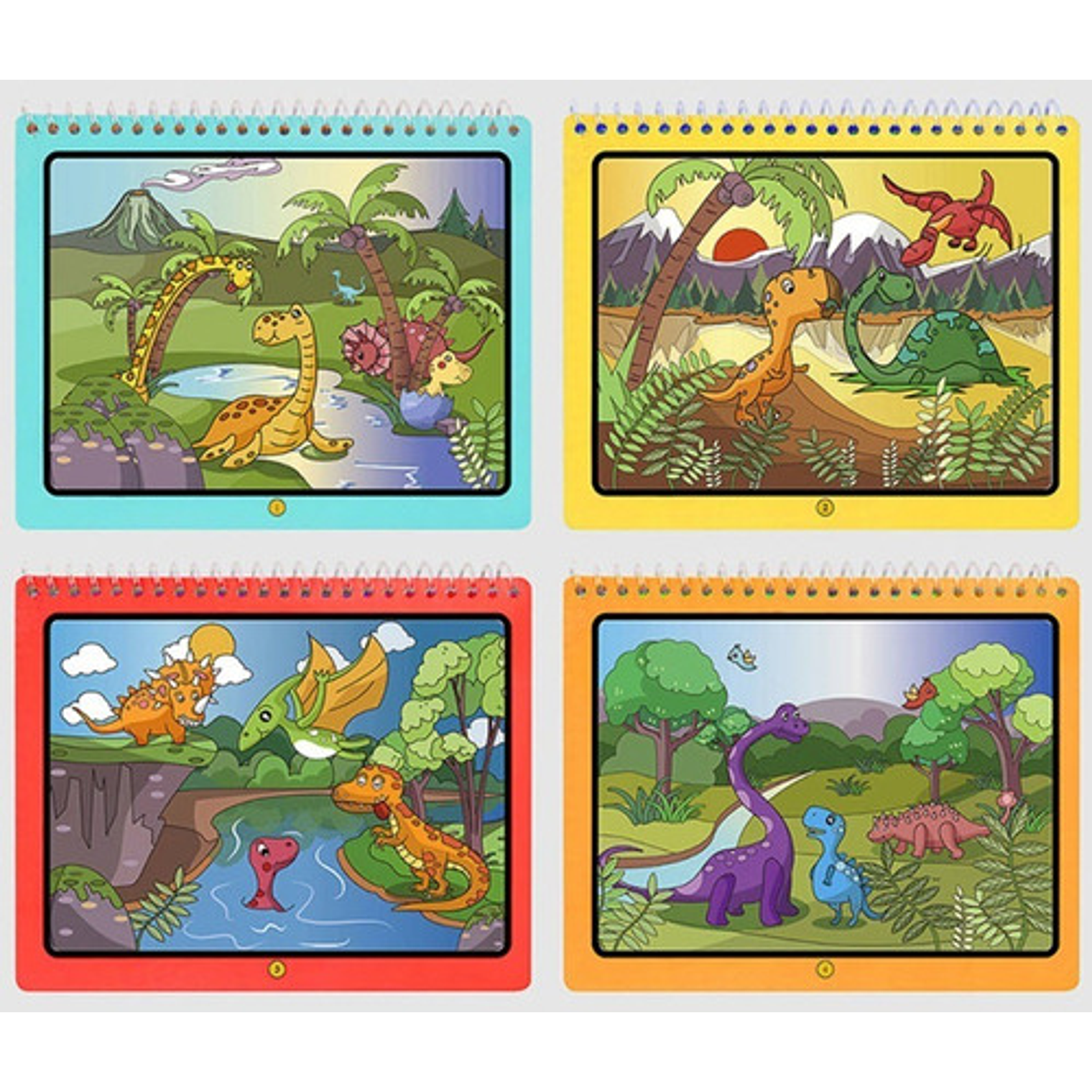 Libro Mágico, Dibuja Con Agua, Dos Diseños 1