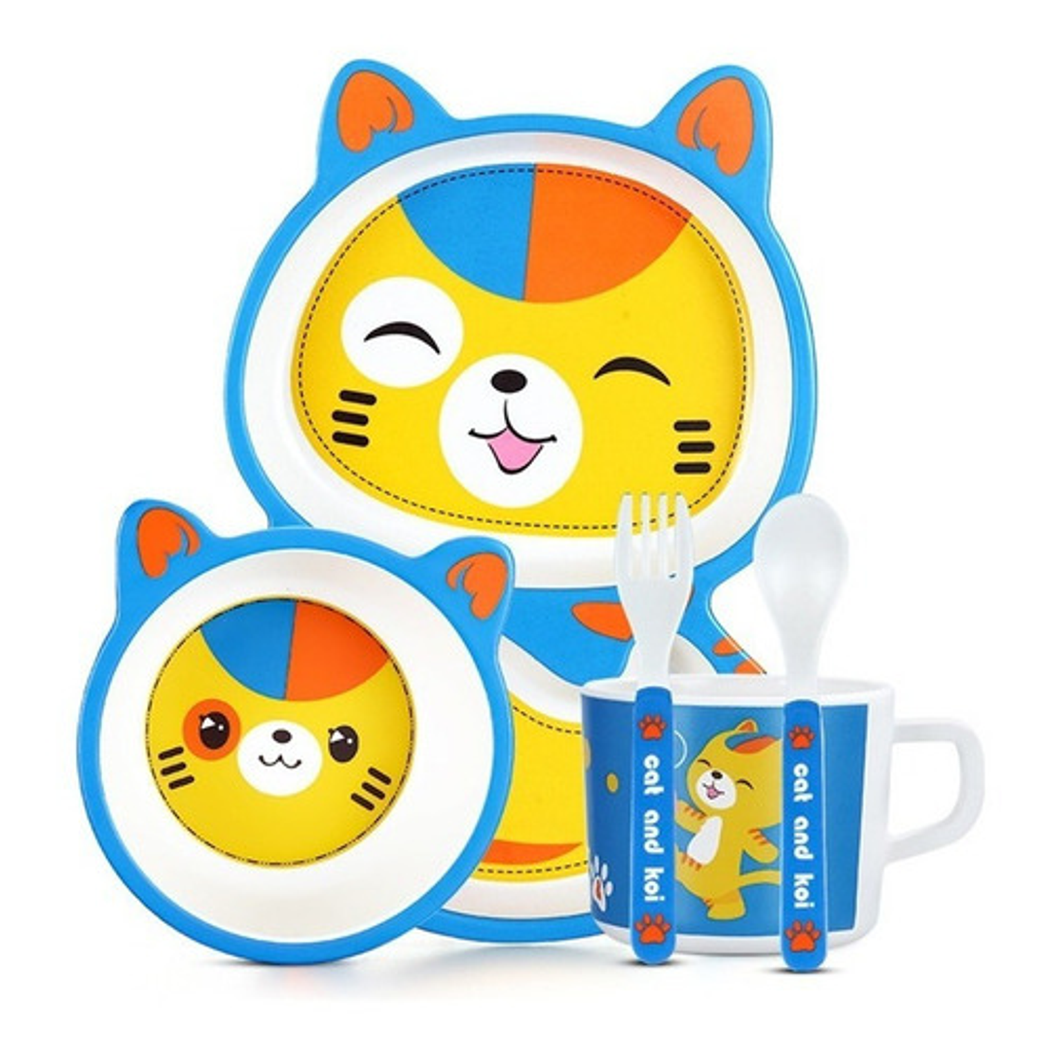 Set Vajilla Niños- Bambú 5 Piezas 16