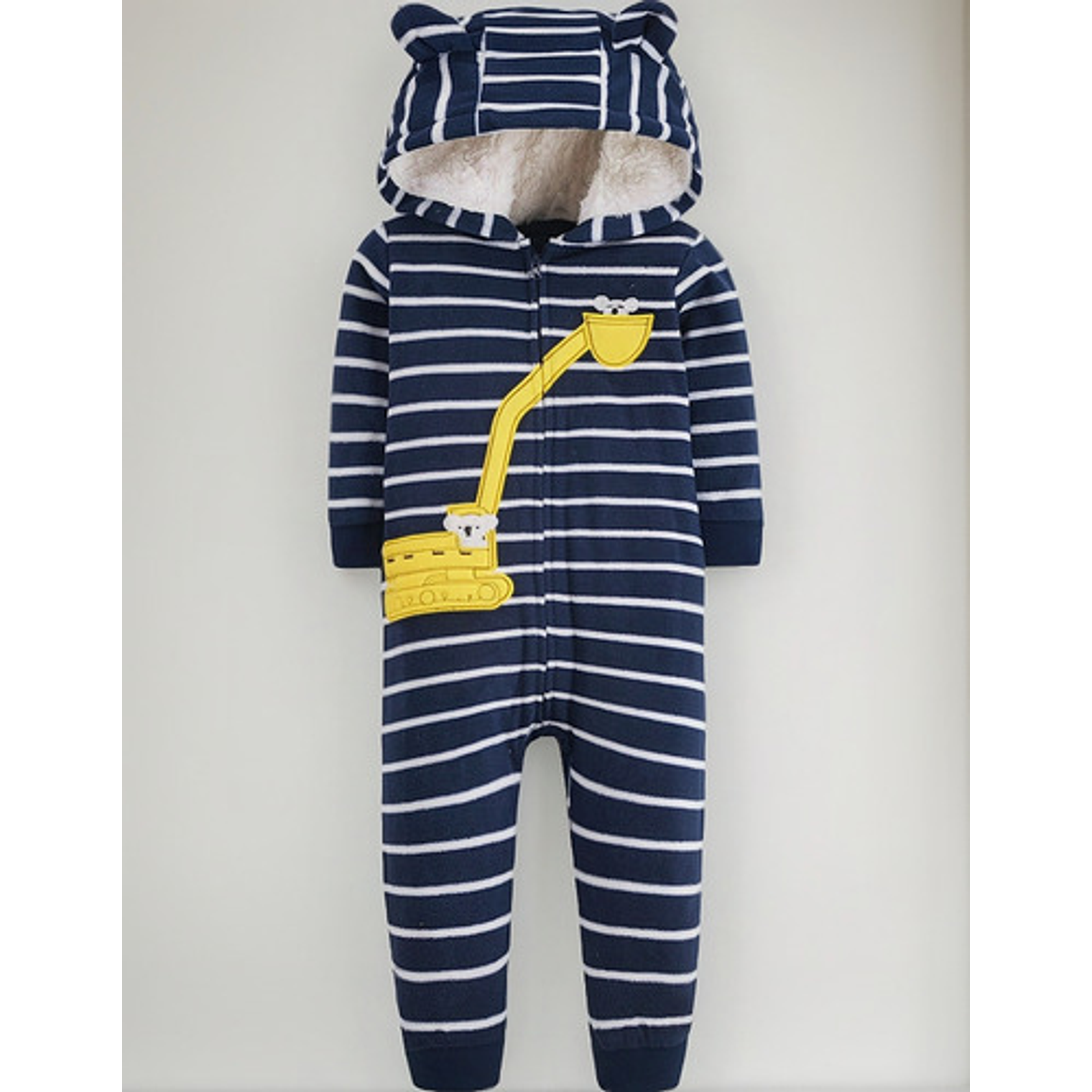 Pijama Polar Con Gorro 1