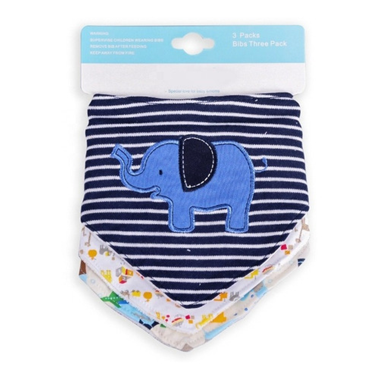 Pack 3 Baberos Triangulo 1