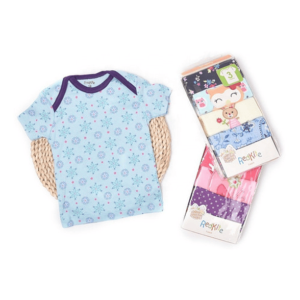 Pack 5 Poleras Manga Corta 1