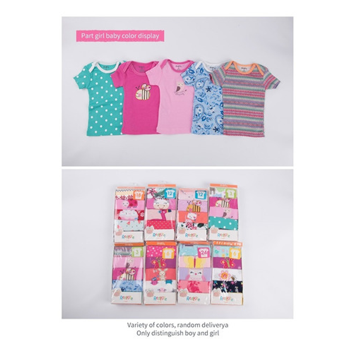 Pack 5 Poleras Manga Corta 2