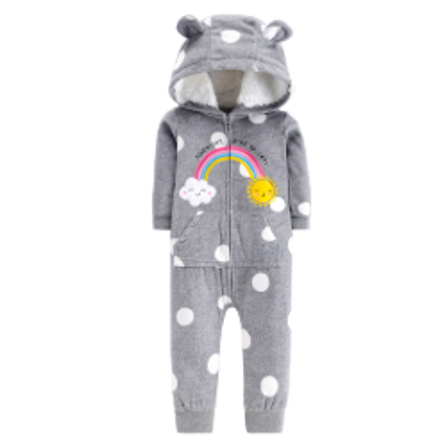 Pijama Polar Con Gorro 8