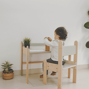 Silla y mesa evolutivas