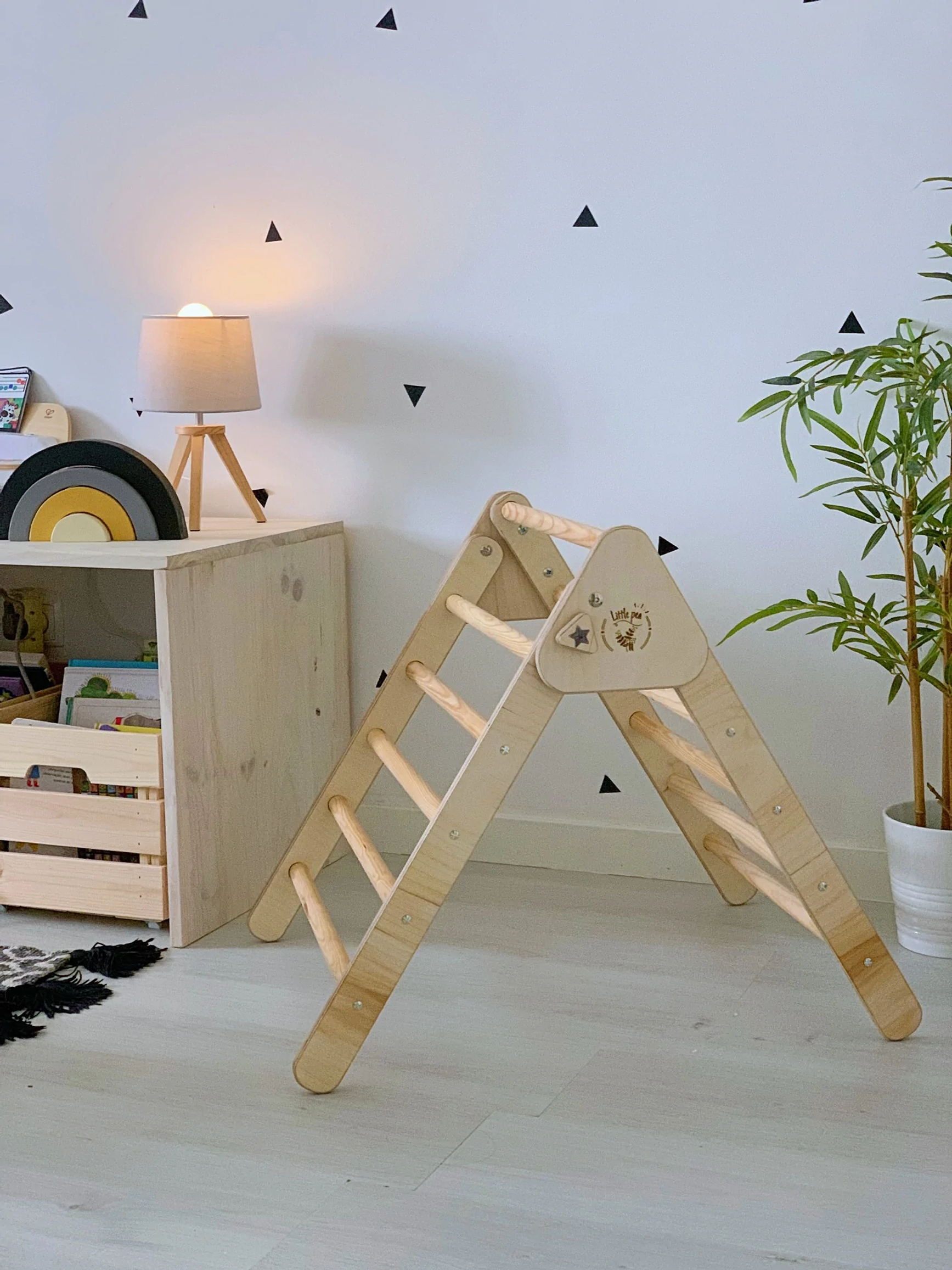 Mini triángulo pikler (natural) 1