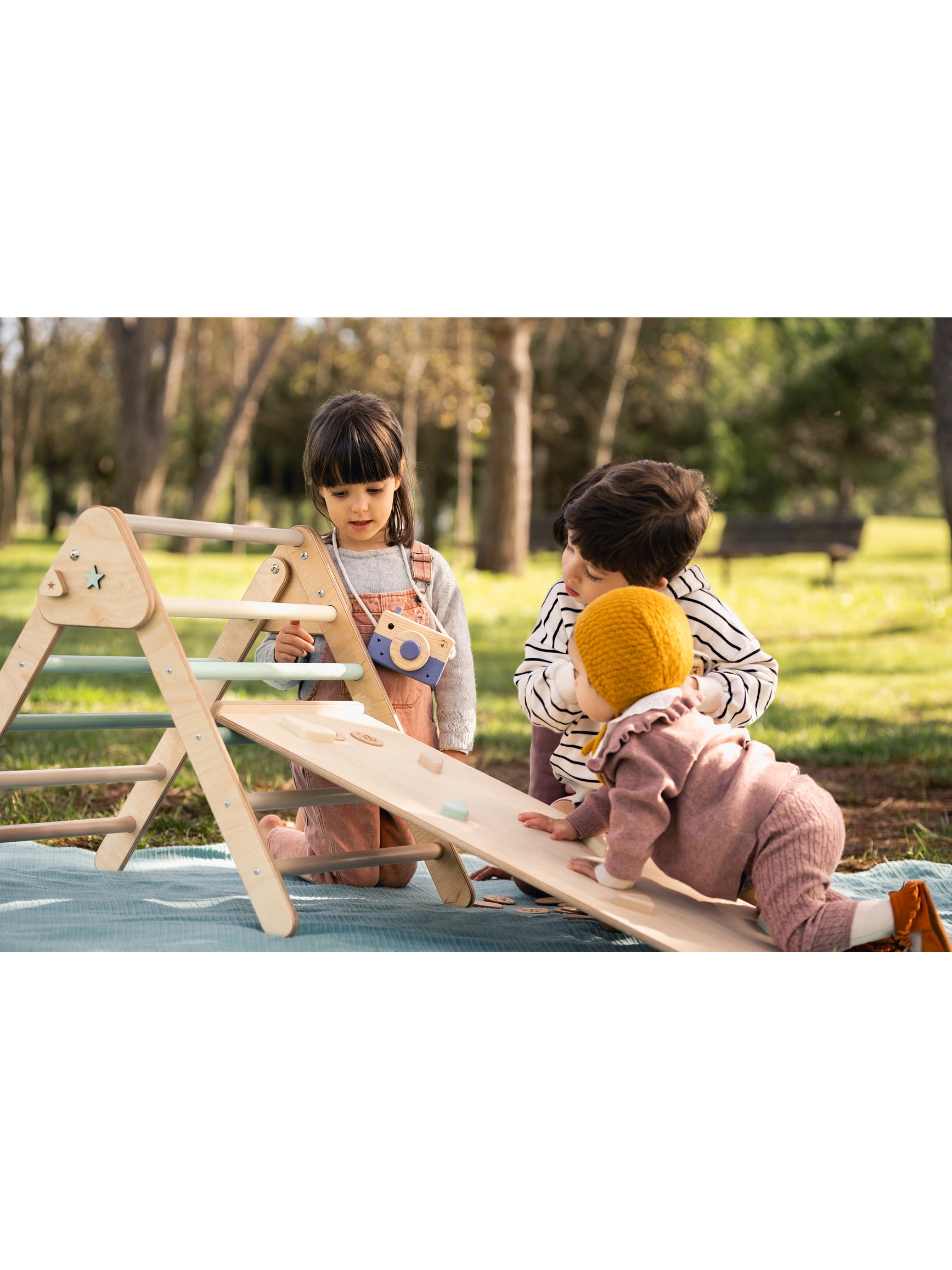 Mini triângulo pikler (nature) 2