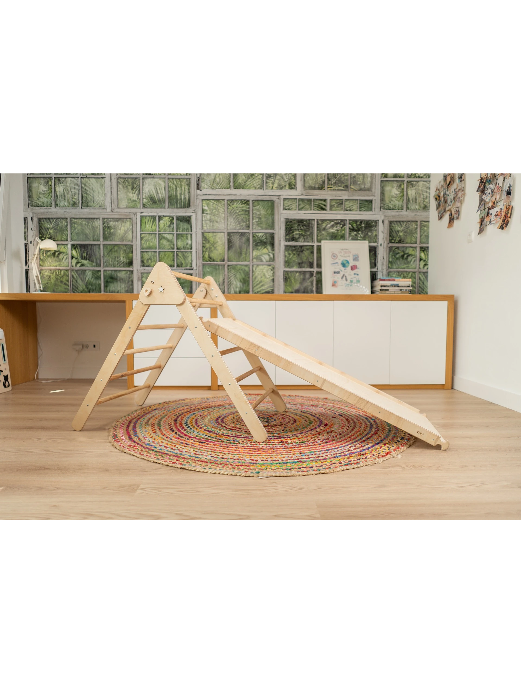 Triángulo de Pikler (natural) 3