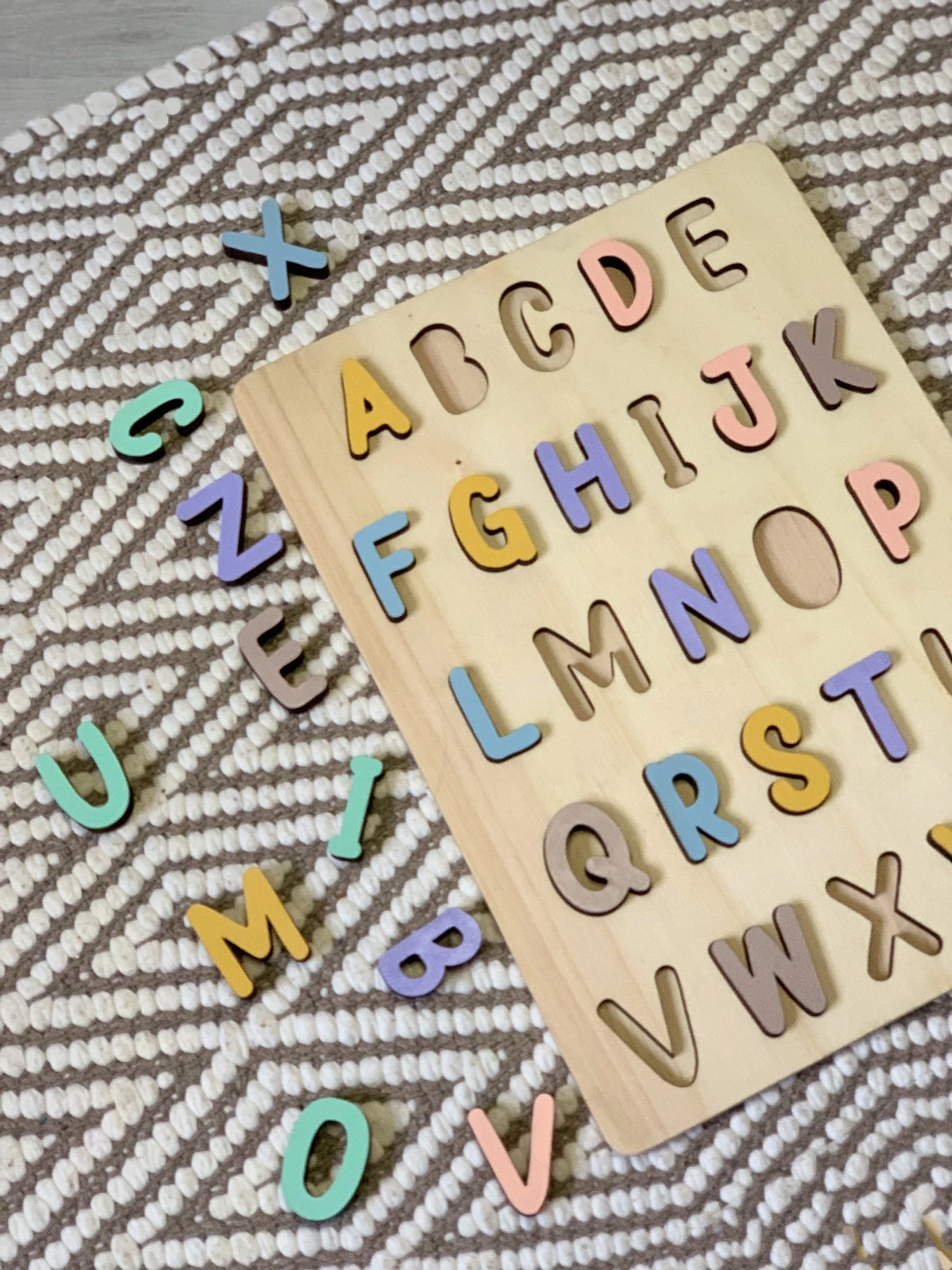 Letras de rompecabezas para encajar 1