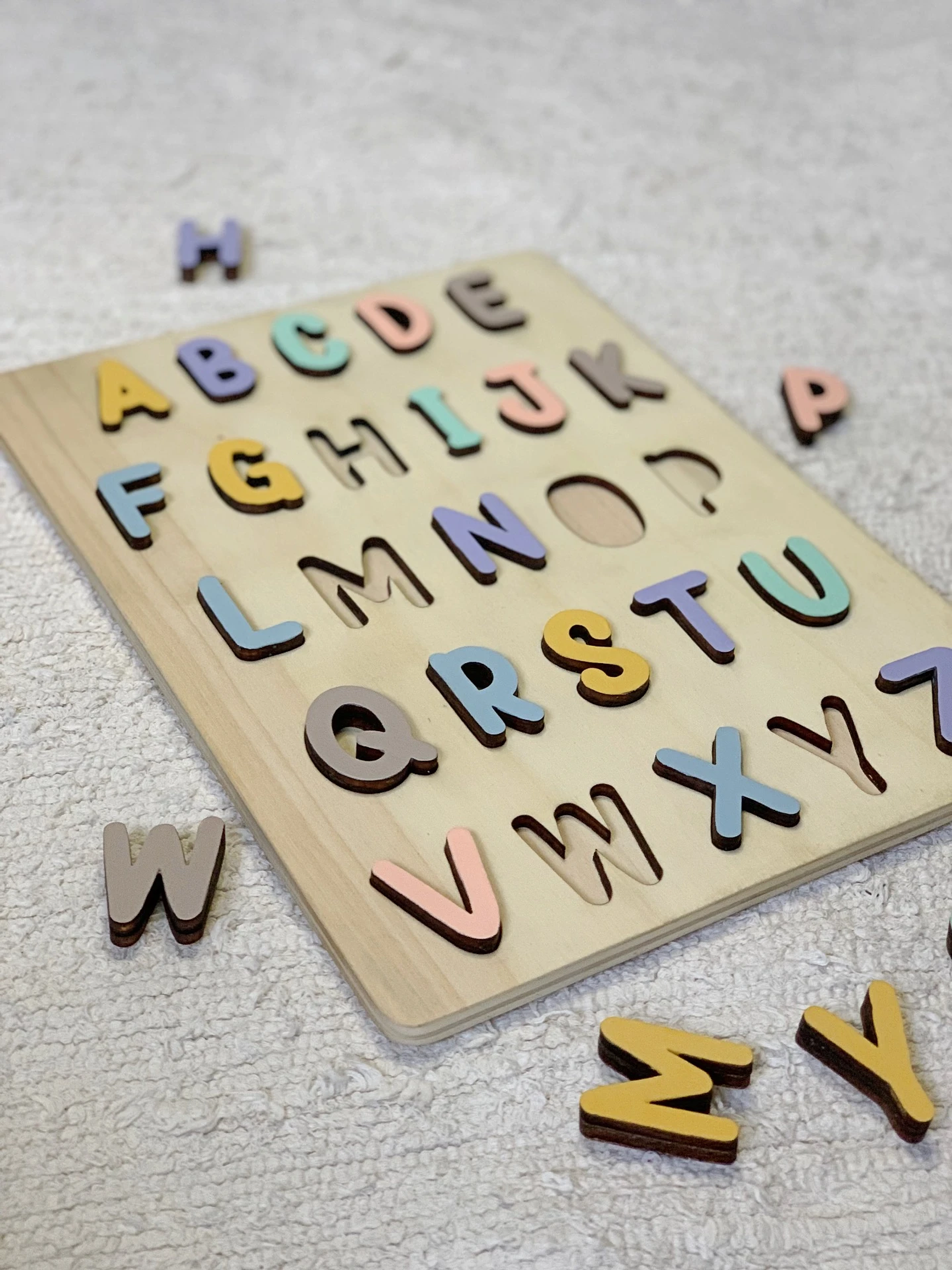 Letras de rompecabezas para encajar 2