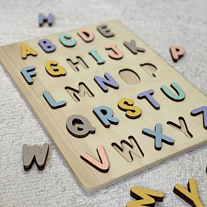 Puzzle letras de encaixar