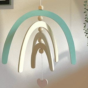 Arc-en-ciel mobile (pastel)