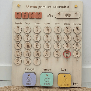 O meu primeiro calendário