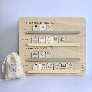 Painel de rotinas adaptado