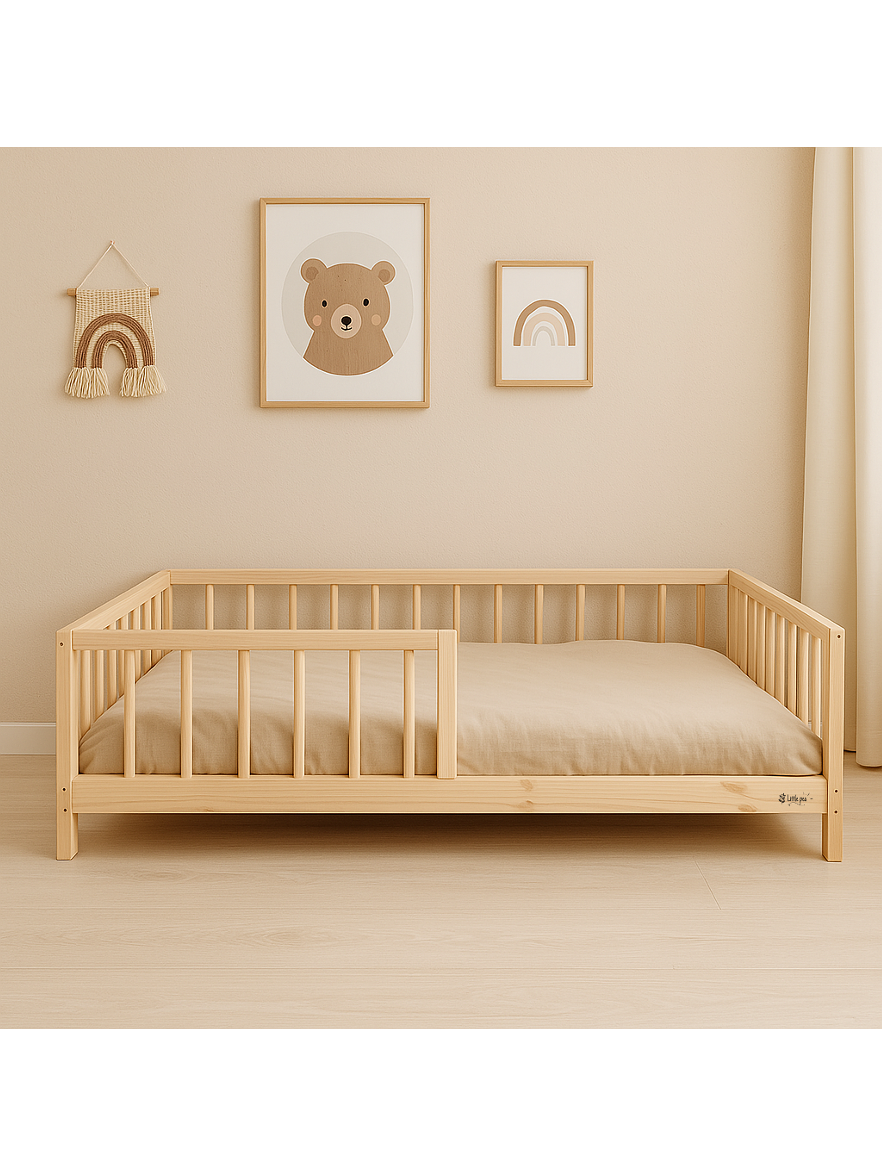 Cama montessori con altura 1