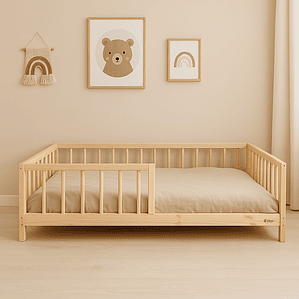 Cama Montessori com altura