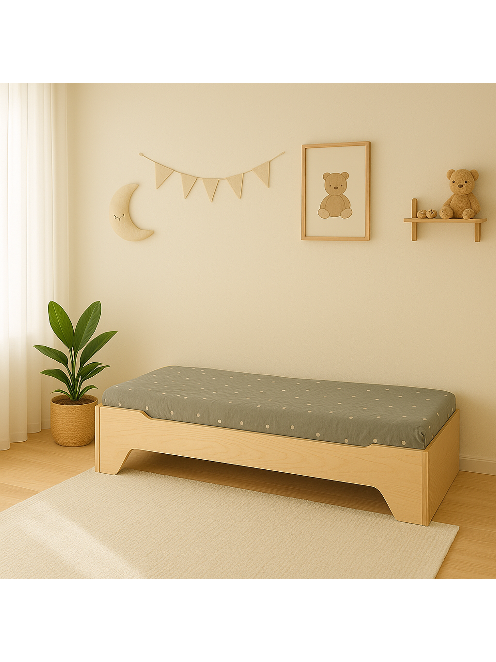 Lit Montessori 2 hauteurs 1